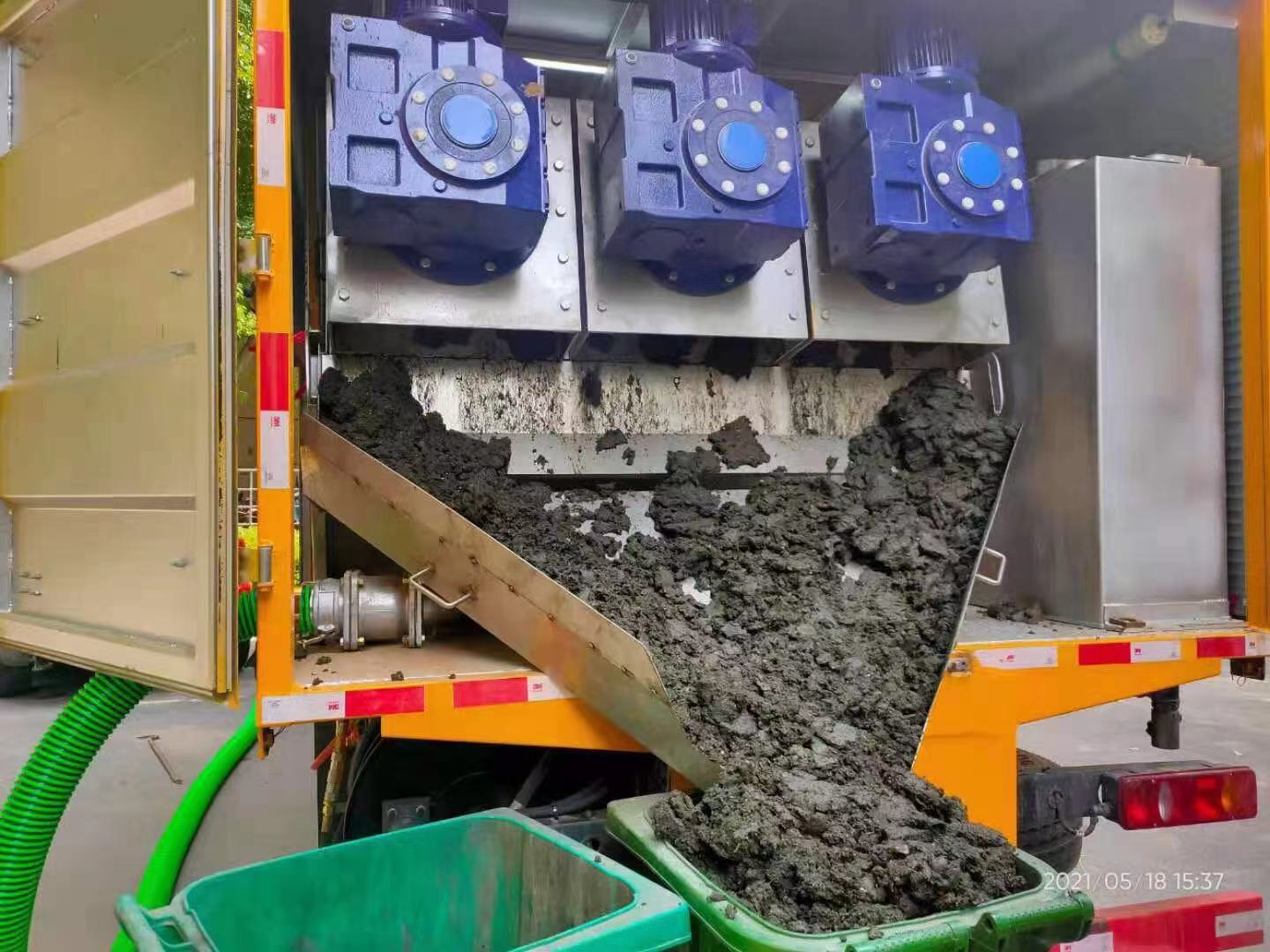 平凉化粪池清掏城市维护站-泥浆净化干湿分离处理